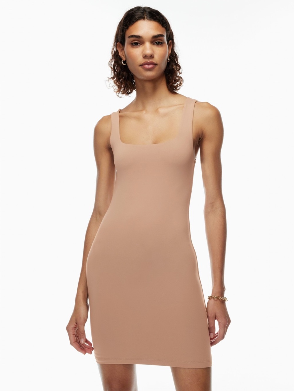 Aritzia Contour Squareneck Mini Dress